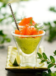 Verrine D Avocat Et Saumon Cuisinethermomix Recette Verrine Avocat Saumon Avocat Saumon Verrine Avocat