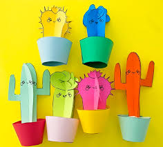 I am handicraftsman so if you want to order just need to contact me! Diy Happy Cactus Paper Plants With Templates