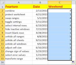 How To Filter Weekdays And Weekend Days In Excel