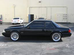 Black Foxbody Mustang Fox Body Mustang Mustang Mustang Lx