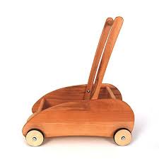 Toddler S Push Wagon Walker Push Toys Wooden Baby Walker Toy Wagon