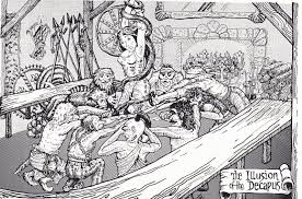 Hall Of The Mountain King The Illusion Of The Decapus Dungeons And Dragons Modules Dungeon Illusions