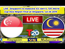 Live streaming keputusan malaysia vs singapore aff suzuki 2018. Live Singapore Vs Malaysia Icc Men S T20 World Cup Asia Region Final At Singapore Jul 26 2019 Youtube