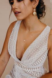 Collier goutte Scarlett, collier lariat, collier de mariée, collier de  mariage, collier en quartz rose, collier en or délicat, collier de la  mariée