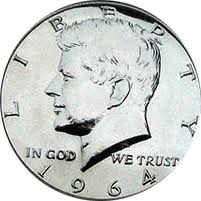 1964 kennedy half dollar value cointrackers