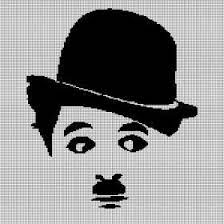 Maybe you would like to learn more about one of these? Charlie Chaplin Face Crochet Afghan Pattern Graph Cross Stitch Silhouette Afghan Crochet Patterns Charlie Chaplin