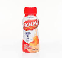 BOOST Original Balanced Nutritional Drink Peaches and Cream 8oz 24Ct
