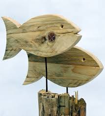 Holzfische Diy Holzfisch Holzreste Treibholz Fisch