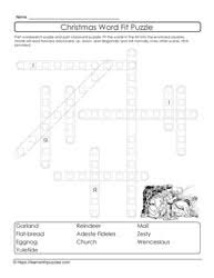 Give these printable crossword puzzles a try and then come back to see how many answers you got correct. Wordfit Puzzles Learn With Puzzles