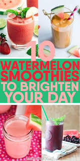 10 Refreshing Watermelon Smoothies Easy Recipe Recipe Watermelon Smoothie Recipes Watermelon Smoothies Easy Smoothie Recipes