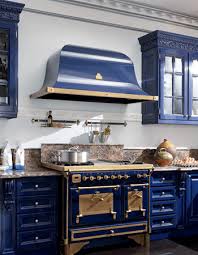 Royal Blue Kitchen Design Carved Wood Kitchen Cabinets Blue Kitchen Decor Blue Kitchen Designs Blue Kitchens