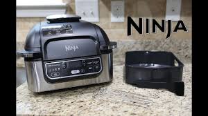 Ninja Foodi Indoor Grill Overview Cooking Demo Youtube