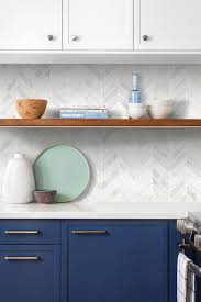 White Modern Marble Chevron Backsplash Tile Backsplash Com In 2020 Kitchen Backsplash Designs White Tile Kitchen Backsplash Kitchen Marble