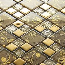 Hexagonal kitchen tiles, or honeycomb kitchen tiles can come in various sizes and finishes. Gold Items Crystal Glass Mosaic Tile Wall Backsplashes Tiles Bedroom Tile Kitchen Tile Art Sblt117