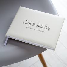 Choose a cover an album style, like layflat or flush mount. Personalised Wedding Guest Book Personalised Ivory Wedding Guest Book Guest Books Pens Home Garden