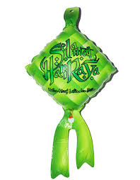 Salah kata pernah terucap, salah sikap pernah terungkap, kembali fitrah selalu diharap. Hari Raya Decoration Large Inflatable Ketupat Az Singapore