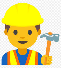 Woman construction worker was added to emoji 4.0 in 2016. File Emoji U1f477 Svg Emoji Constructor Construction Worker Emoji Png Transparent Png 962x1023 6737239 Pngfind