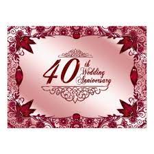 Over 50,000 certified gems, jewelry handcrafted in nyc since 1988, buy online or visit us. Ruby 40th Wedding Anniversary 5 5x7 5 Invitation Zazzle Com In 2021 Wedding Anniversary Cards Anniversary Invitations 40th Wedding Anniversary