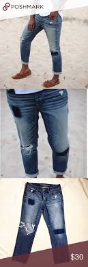 Nine inch nails, commonly abbreviated as nin and stylized as niи, is an american industrial rock band formed in 1988 in cleveland, ohio. Boy Crop Jeans By Ae Show Your Ankles Some Love With American Eagle Cropped Jeans The Cropped Length Just Screams Co Cropped Jeans Ripped Jeans American Eagle