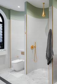 Bathroom toilets photo wall vanity mirror furniture home decor painted makeup vanity homemade home decor photograph. This Bathroom Was Designed With A Series Of Alcoves To Separate The Different Areas