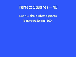 We did not find results for: The Number System Exponents Perfect Squares Factors Gcf