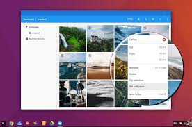 Alternately, the custom wallpaper can also be select directly from the files. Set Your Wallpaper From The Files App In Chrome Os