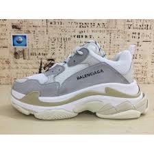 Best Balenciaga Triple S Sneaker White Grey Online Balenciaga Outlet Balenciaga Triple S Sneaker Star Sneakers Sneakers Blue Red Sneakers