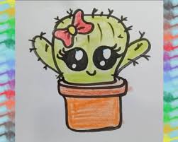 Today, i prepared a fun little character in vector—cactus. How To Draw A Cute Cartoon Cactus Funany