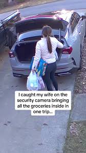 Wife Caught Lifting Heavy Groceries