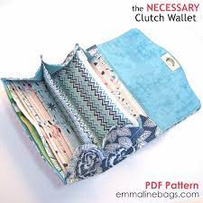 Pdf The Necessary Clutch Wallet Patron De Couture Portefeuille Modele De Portefeuille Coudre Portefeuille