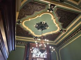 Ceilings that slope to 12'6' adorn the foyer, the great room and the master suite in this country style home plan with decks and porches for outdoor living. Beautiful Ceilings Picture Of Bar Mancera Mexico City Tripadvisor