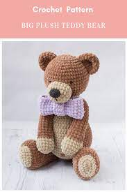 Big Plush Teddy Bear Amigurumi Crochet Pattern Crochetpattern Crochetamig Crochet Teddy Bear Pattern Crochet Teddy Bear Pattern Free Teddy Bear Patterns Free