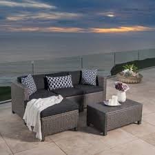 Oliver James Moses 5 Piece Outdoor Sofa Set Outdoor Sofa Sets Outdoor Sofa Patio Furniture Deals