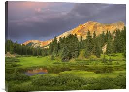 Buy Feng Shui Wall Art Photo Red Mountain And Pond Near Ouray Colorado At Www Explosionluck Com Colorado Wall Art Landscape Wallpaper Colorado Art Prints