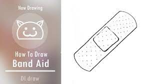 How To Draw Band Aid - Youtube