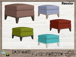 Rustic romance custom stuff pack is now available! Bedroom Rustic Romance Stool Recolor The Sims 4 Download Simsdomination