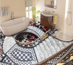 Grosshandel 3d Pvc Boden Tapete Fur Badezimmer Klare Wendeltreppe 3d Boden Im Freien Dreidimensionale Gemalte Wand Hintergrund Von Yyyy2015 12 65 Auf De Dhgate Com Dhgate