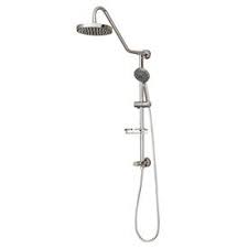 Pulse Retro Line Chrome Showerhead And Handheld Showerhead Combination 200 Lowes Shower Heads Shower Faucet Rain Shower System