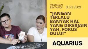 Sabtu, 19 juni 2021 pukul 09.00. Ramalan Tarot Aquarius Juni 2021 Youtube
