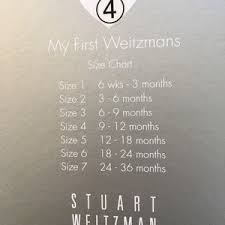Stuart Weitzman Baby Shoe Nwt