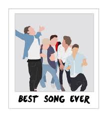 Best Song Ever Polaroid One Direction Sticker By Andreariv One Direction Art One Direction Drawings One Direction