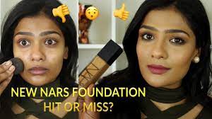 New Nars Natural Radiant Longwear Foundation Review Demo Wear Test On Olive Indian Skin Youtube