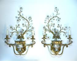 4.2 out of 5 stars 38. Set Of Italian Large Gilt Metal Crystal Glass Sconces By Banci Firenze 1960s 78897