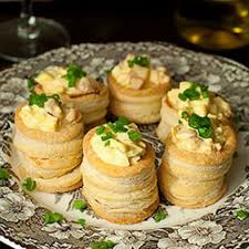 Vol Au Vents Vol Au Vents With Egg Salad Eggs Food Recipes 70s Food 80s Food Buffet Food
