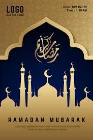 Eid mubarak images 2019 hd wallpapers and also get the best. Ramadan Mubarak Gold Und Blaues Nachtplakat 954136 Vektor Kunst Bei Vecteezy