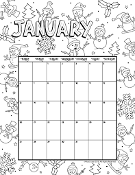 Maybe you would like to learn more about one of these? January 2019 Coloring Calendar Woo Jr Kids Activities Coloring Calendar Kids Calendar January Coloring Pages
