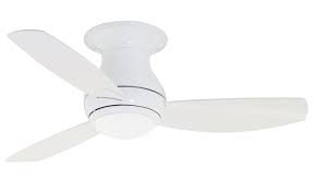 Read this article about the best low profile ceiling fans and the buying factors. Kathy Ireland Home Curva Sky Led Outdoor Ceiling Fan With Light Kit 44 Inch Modern Flush Mount Fixture With Weather Resistant Blades Dimmable With Remote Control Appliance White Buy Online