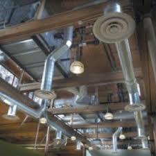 Exposed Duct Work In The Ceiling Can Give A Contemporary Look Hvac Design Exposed Ceilings Heating And Air Conditioning