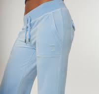 Classic Velour Layla Low Rise Pocket Flare Powder Blue