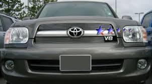Toyota sequoia 2005, chrome factory style headlights by spyder®, 4 pieces. Toyota Sequoia 2005 2007 Aluminum Billet Grille Insert A127eq8o209 Topgearautosport